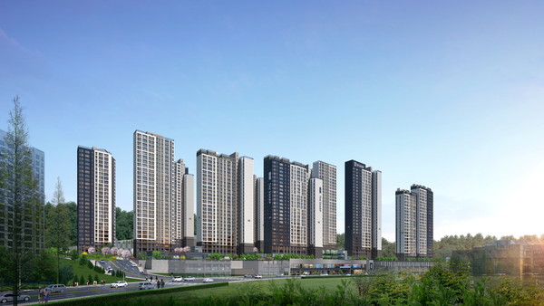 ▲ '더샵 광양레이크센텀' 투시도