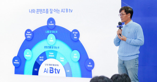 ▲김성수 SK브로드밴드 Customer사업부장