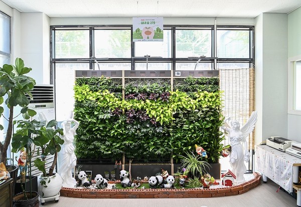 ▲실내 숲 27호점 화성시 푸른자리지역아동센터