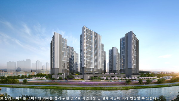 ▲ '더샵 탕정인피니티시티' 투시도