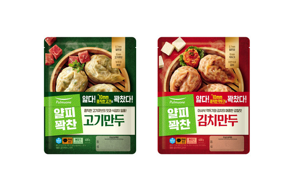 ▲풀무원 얇은피꽉찬속 만두
