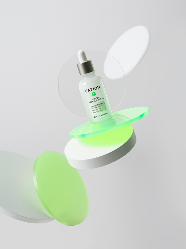 ▲더마코스메틱 브랜드 파티온의 노스카나인 트러블 세럼 제품 사진 예, 동아제약 제공