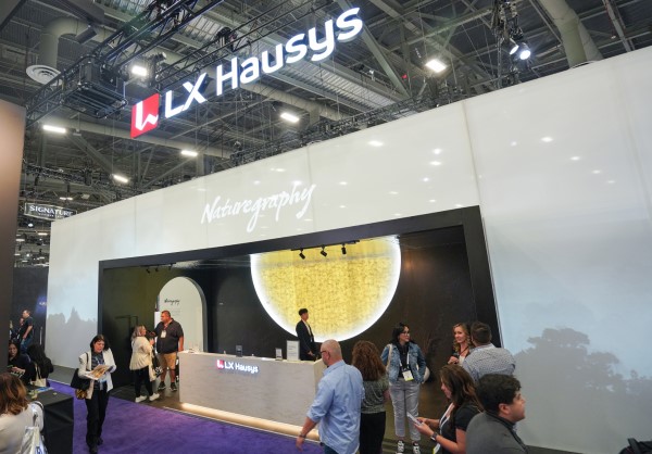 ▲KBIS 2024에 참가한 LX하우시스 부스 전경