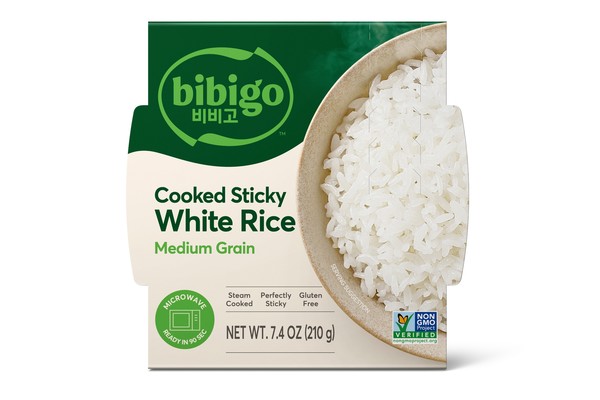 ▲CJ제일제당이 북미에 수출하고 있는 'bibigo Sticky Rice' 제품