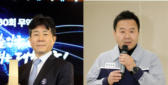 ▲ (사진 왼쪽부터) 황기영 신임 대표, 박장호 신임 대표