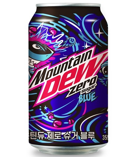 ▲마운틴듀 제로슈거 블루