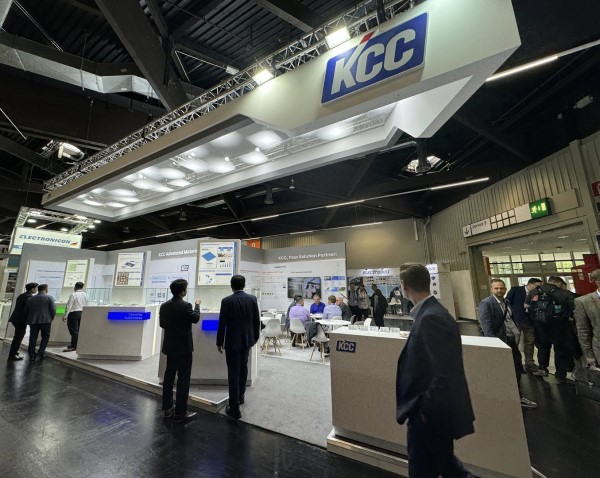 ▲'PCIM Europe 2024'에 참가한 KCC 부스 전경