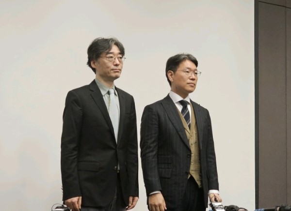 ▲임종윤 이사(왼쪽), 임종훈 이사