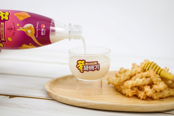 ▲농심 꿀꽈베기맛주