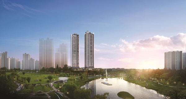 ▲전주 에코시티 한양수자인 디에스틴 투시도