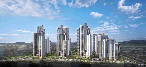 ▲e편한세상 명덕역 퍼스트마크 투시도