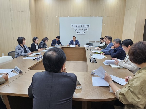 ▲정담회가 열리고 있다