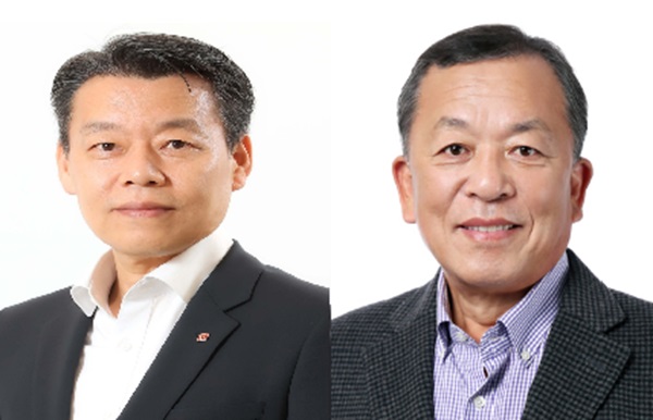 ▲노진서 사장(왼쪽), 한주우 부사장