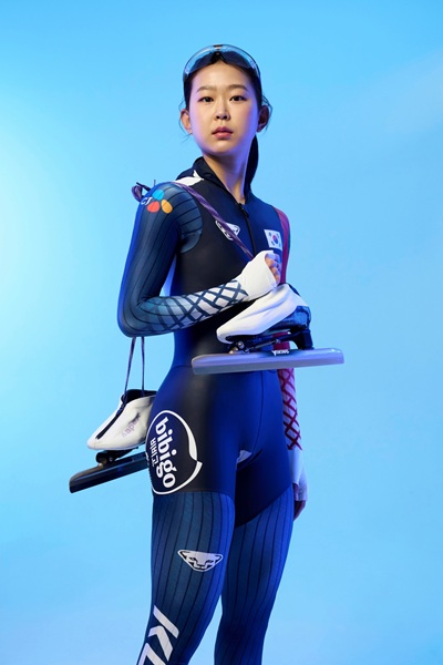 ▲스피드스케이팅 국가대표 김민선 선수.