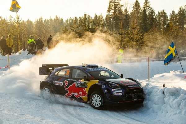 ▲한국타이어 후원 2025 WRC 대회 2라운드 스웨덴 랠리 경기 장면