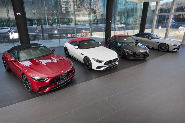 ▲메르세데스-AMG SL43 HS효성 에디션. 사진=HS효성