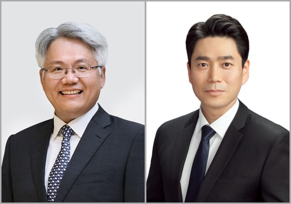 ▲KGC인삼공사는 12일 주주총회를 통해 국내사업과 해외사업 각자대표 체제를 도입한다. 임왕섭 대표(왼쪽)는 국내사업을 안빈 대표는 해외사업을 총괄하게 된다.