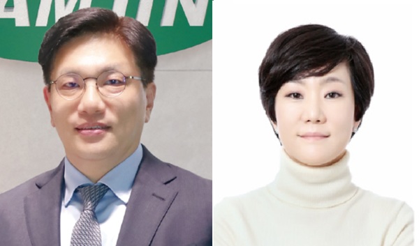 조규석 신임 대표(왼쪽), 최지현 신임 대표
