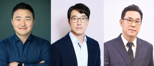 ▲(왼쪽부터) 노태문 삼성전자 DX부문장 직무대행 겸 MX사업부장, 최원준 DX부문 MX사업부 COO 겸 개발실장·Global운영팀장, 김철기 DX부문 DA사업부장.