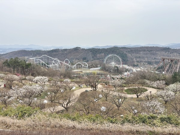 ▲가든패스 휴게라운지에서 바라본 전경