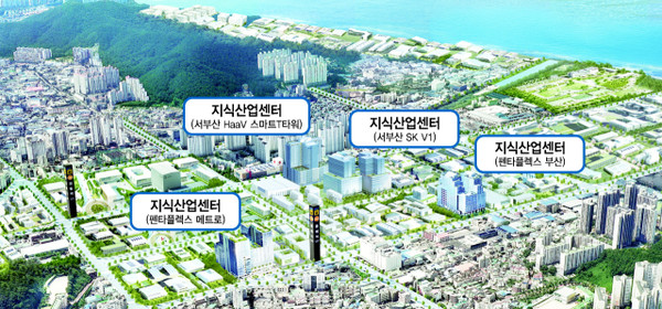 ▲서부산 스마트밸리 예상 조감도