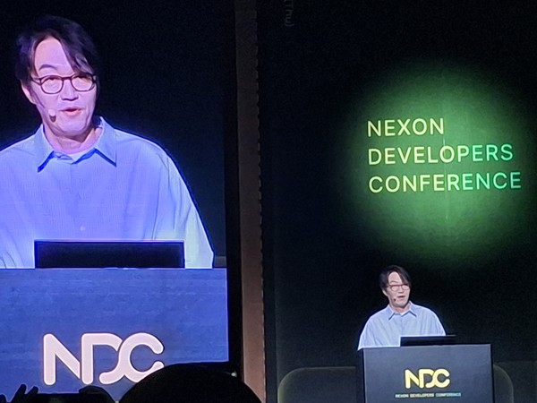 ▲환영사 하는 이정헌 넥슨 일본법인 대표