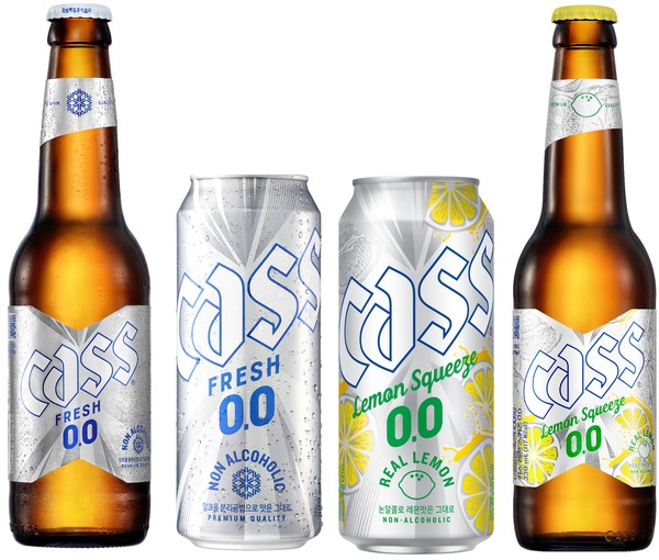 ▲오비맥주 카스 0.0 제품군