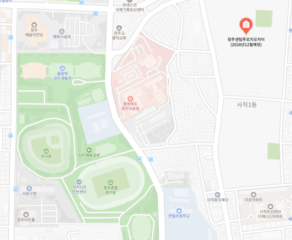 ▲청주 센텀 푸르지오 자이 인근 인프라들