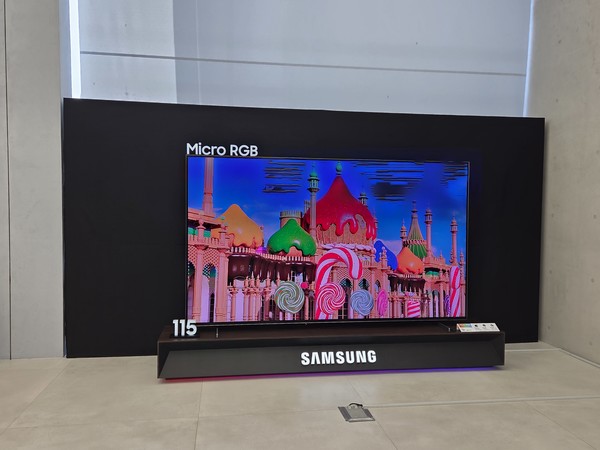 ▲삼성전자 마이크로 RGB TV 115형 외관