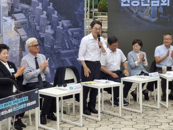 ▲인사말 하는 김동연 경기도지사