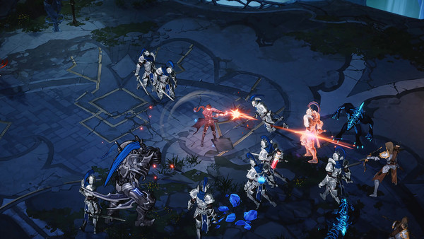 ▲나혼렙: 카르마 인게임 쿼터뷰 장면