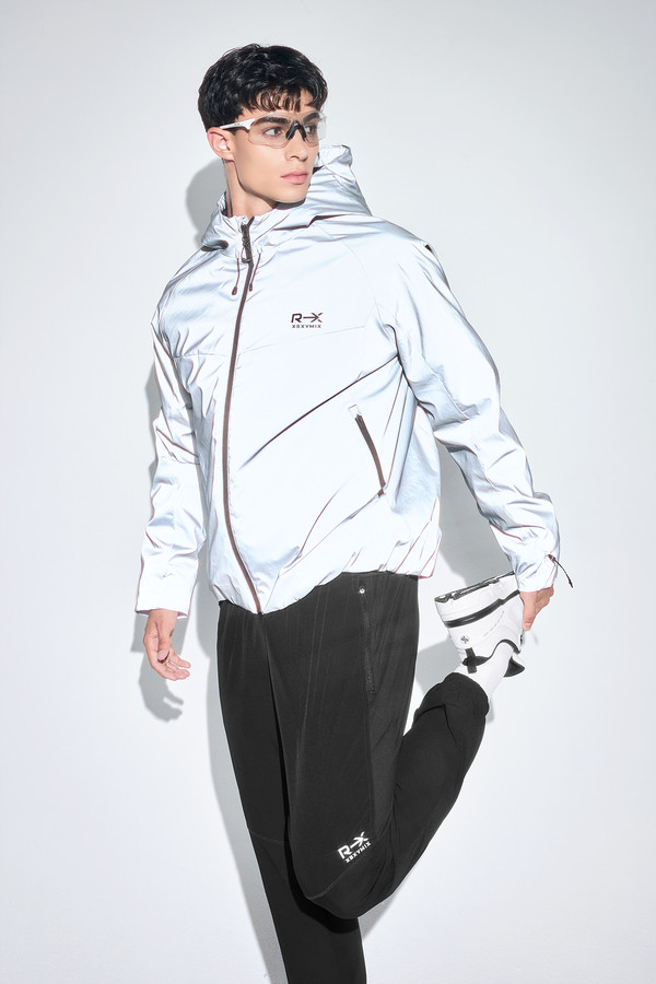 ▲RX 맨즈 올오버 리플렉티브 후드 패딩 점퍼