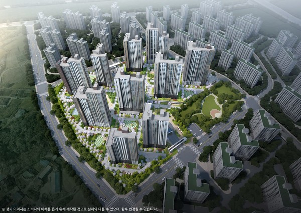 ▲두산위브더제니스 센트럴 천안 조감도