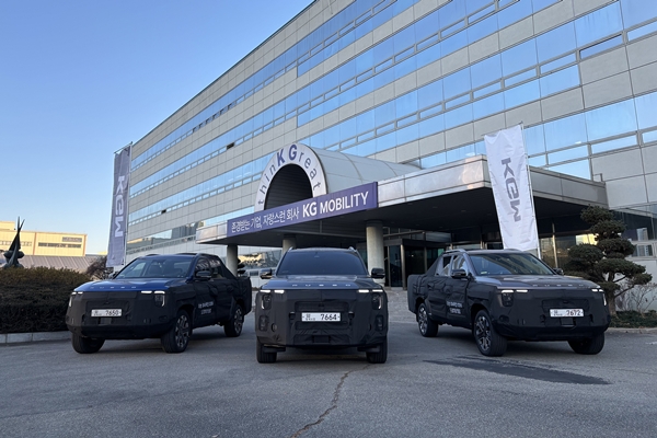 ▲KG모빌리티는 내년 1분기 정통 픽업트럭 'Q300(프로젝트명)'을 출시할 예정이다
