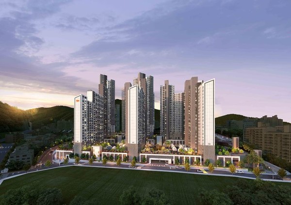 ▲e편한세상 센텀 하이베뉴 투시도