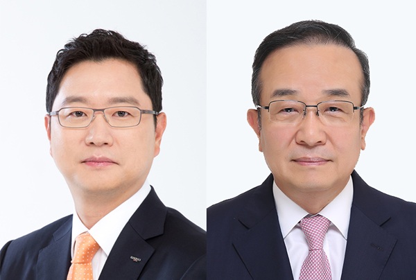 ▲윤웅섭 일동제약 회장(왼쪽), 박대창 일동홀딩스 회장