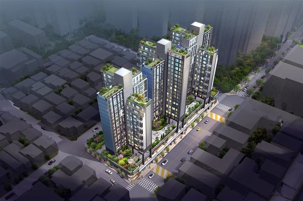 ▲동부건설이 수주한 방배동 977 가로주택정비사업 예상 조감도