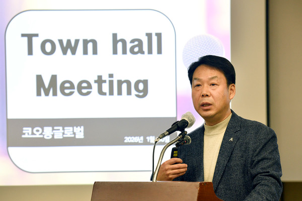 ▲코오롱글로벌 김영범 사장