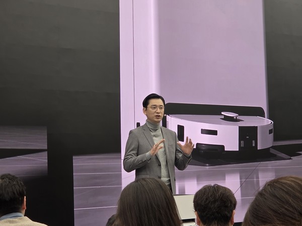 ▲임성택 삼성전자 한국총괄 부사장이 인사말을 전하고 있다.