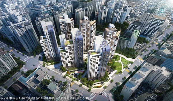 ▲더샵 프리엘라 조감도