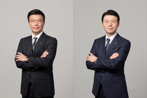▲미래에셋자산운용 최창훈(왼쪽)·이준용 각자대표.