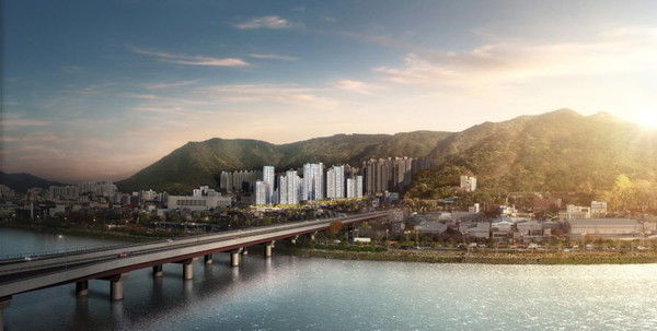 ▲엄궁역 트라비스 하늘채 투시도