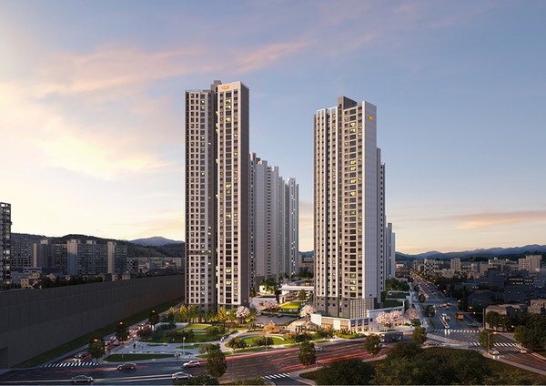 ▲e편한세상 부천 어반스퀘어 투시도