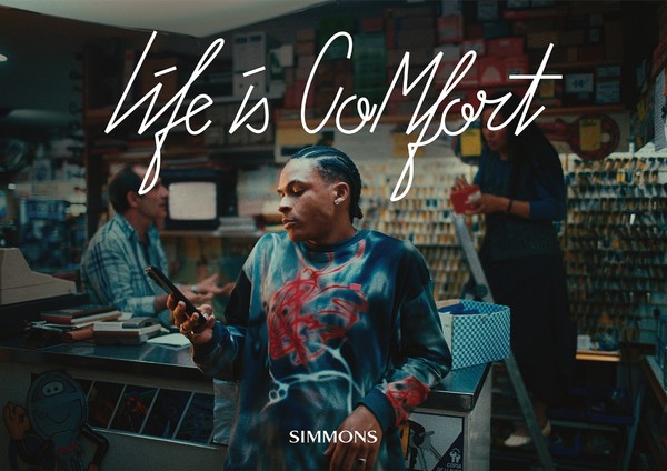 ▲시몬스가 런칭한 2026 브랜드 캠페인 ‘LIFE IS COMFORT’