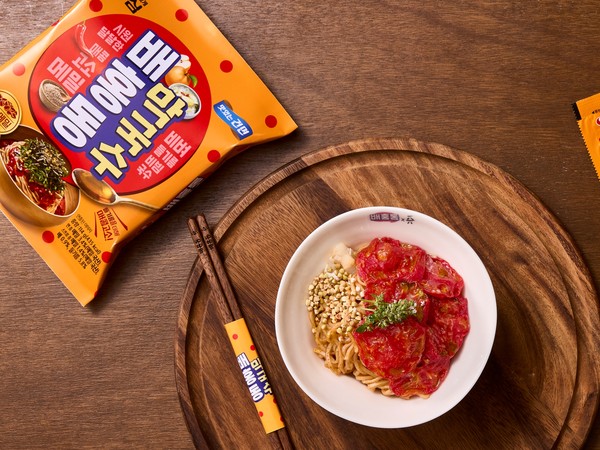 ▲농심 '배홍동 토마토 막국수' 연출 이미지. 사진=농심