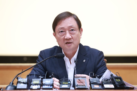 ▲ 이찬진 금융감독원장이 22일 열린 기자간담회에서 발언하고 있다. (사진제공: 금융감독원)
